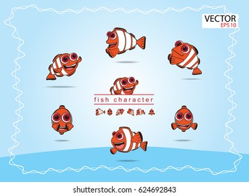 clown fish cartoon