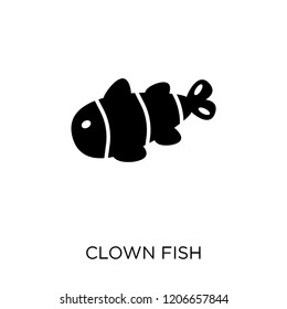 Clown fish icon. Clown fish symbol design from Animals collection. Simple element vector illustration on white background.