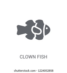 Clown fish icon. Trendy Clown fish logo concept on white background from animals collection. Suitable for use on web apps, mobile apps and print media.