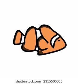 clown fish logo, clown fish