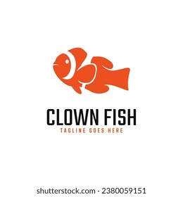 Clown Fish Logo Design Concept Vector Illustration Symbol Icon