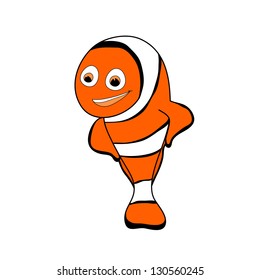 Clown fish smile