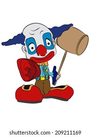 clown with hammer 