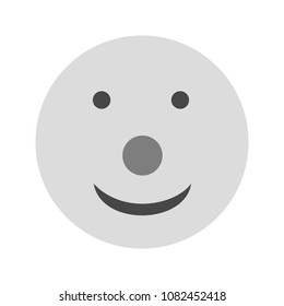 Clown, happy, smiling