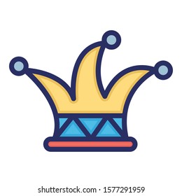
Clown hat Isolated Vector Icon which can easily modify or edit
