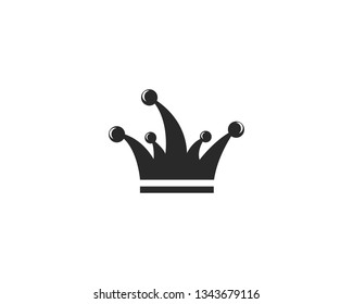 Clown hat logo template ilustration vector 