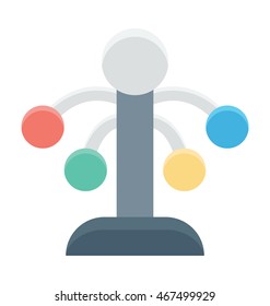 Clown Hat Vector Icon
