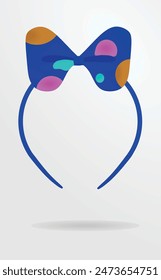 Clown headband mask. vector illustration