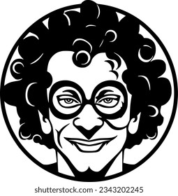 Clown - High Quality Vector Logo - Vector illustration ideal for T-shirt graphic