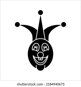 clown icon. high quality line clown icon. from birthday party collection vector clown symbol on white background. use for web and mobile. eps 10