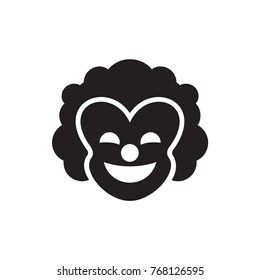 clown icon illustration isolated vector sign symbol