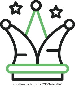 Icono de payaso. Adecuado para aplicaciones móviles.