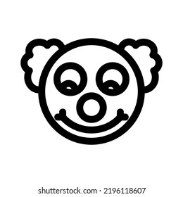 clown icon or logo isolated sign symbol vector illustration - high quality black style vector icons
