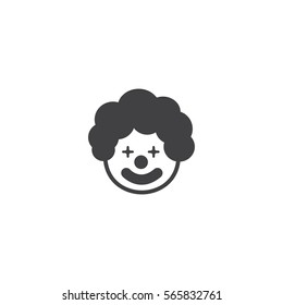 clown icon. sign design