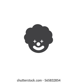 clown icon. sign design