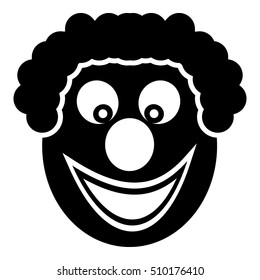 Clown icon. Simple illustration of clown vector icon for web