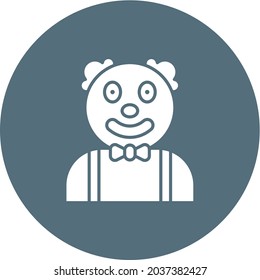 Clown icon vector image. Can also be used for Village. Suitable for mobile apps, web apps and print media.