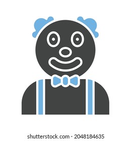 Clown icon vector image. Can also be used for Village. Suitable for mobile apps, web apps and print media.