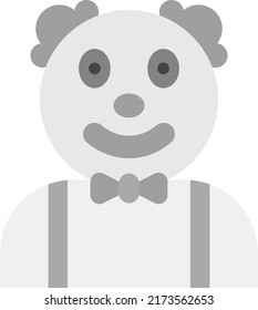 Clown icon vector image. Can also be used for Village. Suitable for mobile apps, web apps and print media.