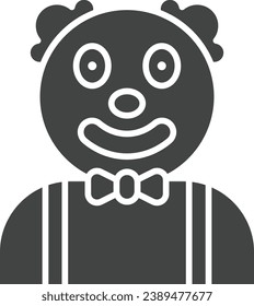 Clown icon vector image. Suitable for mobile application web application and print media.