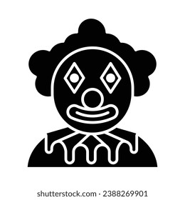 Clown icon vector on trendy design