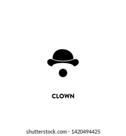 clown icon vector. clown sign on white background. clown icon for web and app