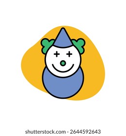 Clown Icon vector stock illustration