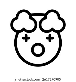 Clown Icon Vector Symbol Design Illustration