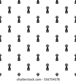 Clown jumping out from a box pattern. Simple illustration of clown jumping out from a box vector pattern for web