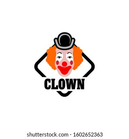 Clown Logo Image Design Vector