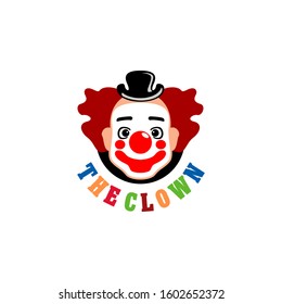 Clown Logo Image Design Vector