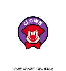 Clown Logo Image Design Vector