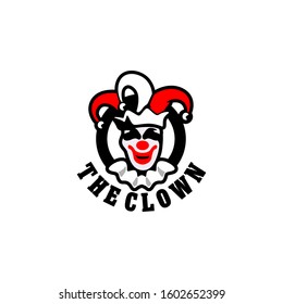 Clown Logo Image Design Vector