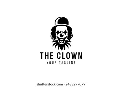 clown logo vector icon illustration