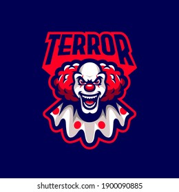 Clown Mascot Logo Gaming Template