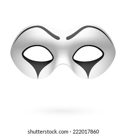 Clown, Mime Mask. Vector.