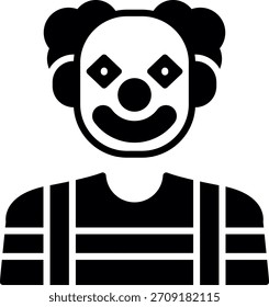 Clown Neue Kreative Icon Design Vektor