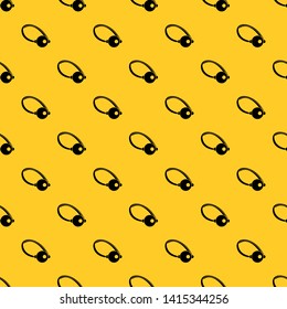 Clown nose pattern seamless vector repeat geometric yellow for any design