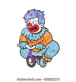 Clown riding