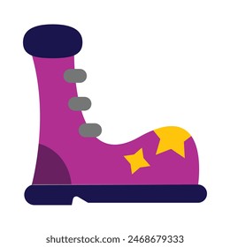 Clown Shoes Vector  Vector Flat Icon design