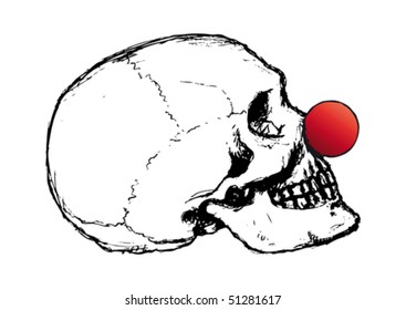 Clown skull