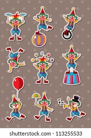 clown stickers