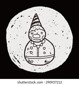 clown toy doodle