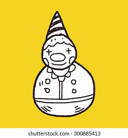clown toy doodle