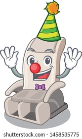 Clown Toy Massage Chair In Cartoon Shape