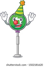 Clown turn left the on a character