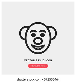 Clown vector icon