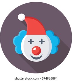 Clown Vector Icon 