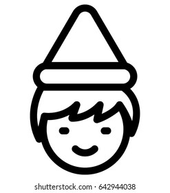 Clown Vector Icon 