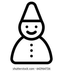 Clown Vector Icon 
